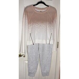 Women’s XS CALIA by Carrie Underwood Effortless Drip Dye Zipper Bell Sleeve SET